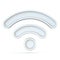 White WiFi sign 3D