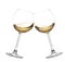 WHITE Wine collection - Cheers! Clink glasses