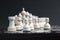 White wooden chess