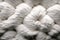 white wool close up image of rustic blanket.