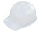 White worker helmet of a construction site on a white background 3d rendering