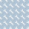 White wrench icon, tools on pale blue background, seamless pattern. Paper cut style with drop shadows and highligts