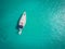 White yacht berthed on Adriatic Sea, Italy