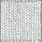 White yarn-knitted square