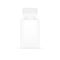 White Yogurt Plastic Bottle Isolated Template