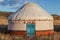 White Yurt - Nomad`s tent is the national dwelling of Kazakhstan people
