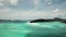 Whitehaven beach aerial footage. Whitsunday Islands in Australia