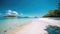 Whitehaven Beach Australia on a sunny day - made with Generative AI tools