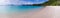 Whitehaven beach panorama at Whitsunday Island