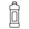 Whiteness bottle icon, outline style