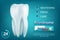 Whitening toothpaste ad poster. Vector realistic toothpaste packaging mock up with your brand on blue background with white