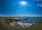 Whitesands Bay beach and cliffs, Wales