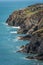 Whitesands Bay beach and cliffs, Wales