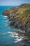 Whitesands Bay beach and cliffs, Wales