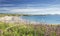 Whitesands Beach at Bright Summer Day