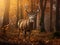 Whitetail Deer Buck  Made With Generative AI illustration