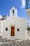 Whitewashed Greek chapel