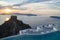 Whitewashed House on Cliffs with Sea View and Pool in Imerovigli, Santorini, Greece