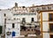 Whitewashed houses in the old town of Ibiza