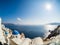 Whitewashed rooftops of Santorini