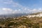 Whitewashed village in the hills above Malaga in the Andalusian backcountry