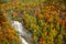 Whitewater Falls in North Carolina in Autumn