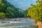 Whitewater on the Ocoee river in Tennessee