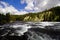 Whitewater River flowing through a canyon