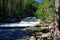 Whitewater in rocky mountains national park, Colorado