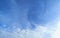 Whiteâ€‹ cloudsâ€‹ in theâ€‹ blue skyâ€‹ Cloudy natural backgroundâ€‹ space forâ€‹ writeâ€‹ beautifulâ€‹ â€‹natureâ€‹ environment