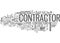 Who S Your Next Contractor Word Cloud