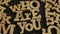 Who are you, text words typography written with wooden letter, life and business motivational inspirational