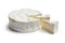 Whole Camembert cheese and pieces