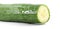 Whole English cucumber with cut end & x28;isolated& x29;