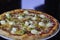 Whole Gourmet Pizza with Italian Sausage, Ricotta Cheese and Banana Peppers