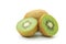 Whole and halves kiwi