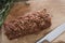 Whole Lentil Loaf on Cutting Board