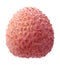 whole lychee isolated on a white background.