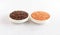 Whole Masoor Dal and Split Masoor Dal Indian Lentils