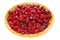 Whole raspberry tart