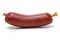 Whole Sausage on white background