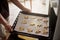 Whole sheet of man-shaped cookies about to baked