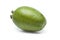 Whole single fresh Feijoa fruit