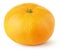 Whole tangerine or orange citrus fruit  on white