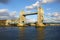 Whole Tower bridge in full sun, London