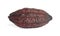 Whole tropical cocoa pod isolated on