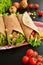 Whole Wheat Tortilla Wraps with Beef and Vegetables