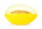 Whole yellow Canary melon isolated white in studio