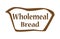 Wholemeal Bread Outline shape