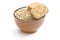 Wholemeal crackers with oatmeal